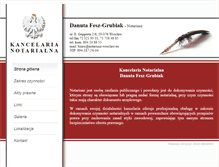 Tablet Screenshot of notariusz-wroclaw.eu